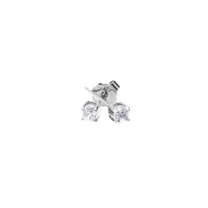 925 silver earrings with cubic zirconium rhodium plated 