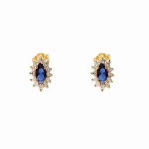 18k Gold plated earrings with cubic zirconium