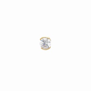 18k Gold plated pendant with cubic zirconium