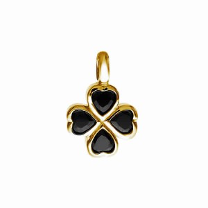 18k Gold plated pendant with cubic zirconium