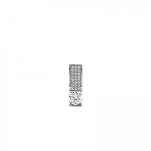925 silver pendant with cubic zirconium rhodium plated