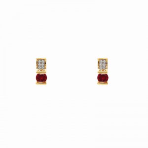 18k Gold plated earrings with cubic zirconium
