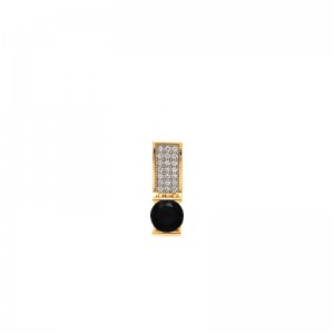18k Gold plated pendant with cubic zirconium