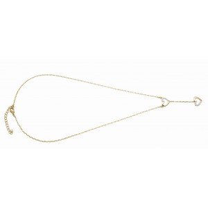 18k Gold plated necklace with cubic zirconium